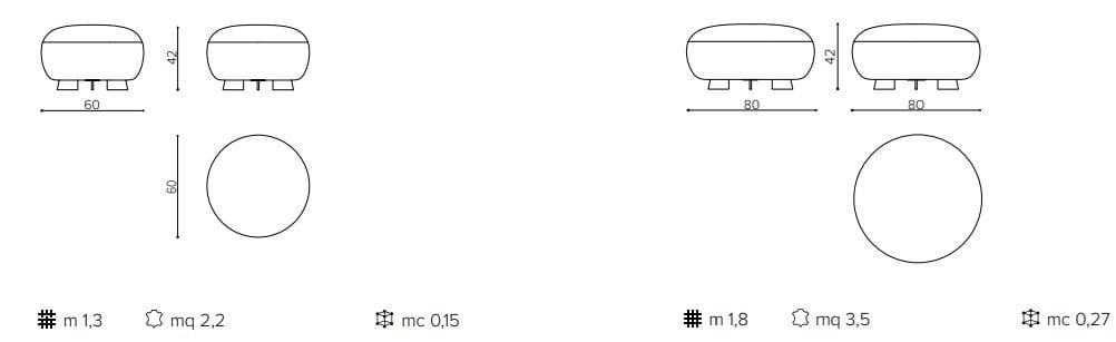 Круглый пуф True Design ARCH-00068112 - Вид №24
