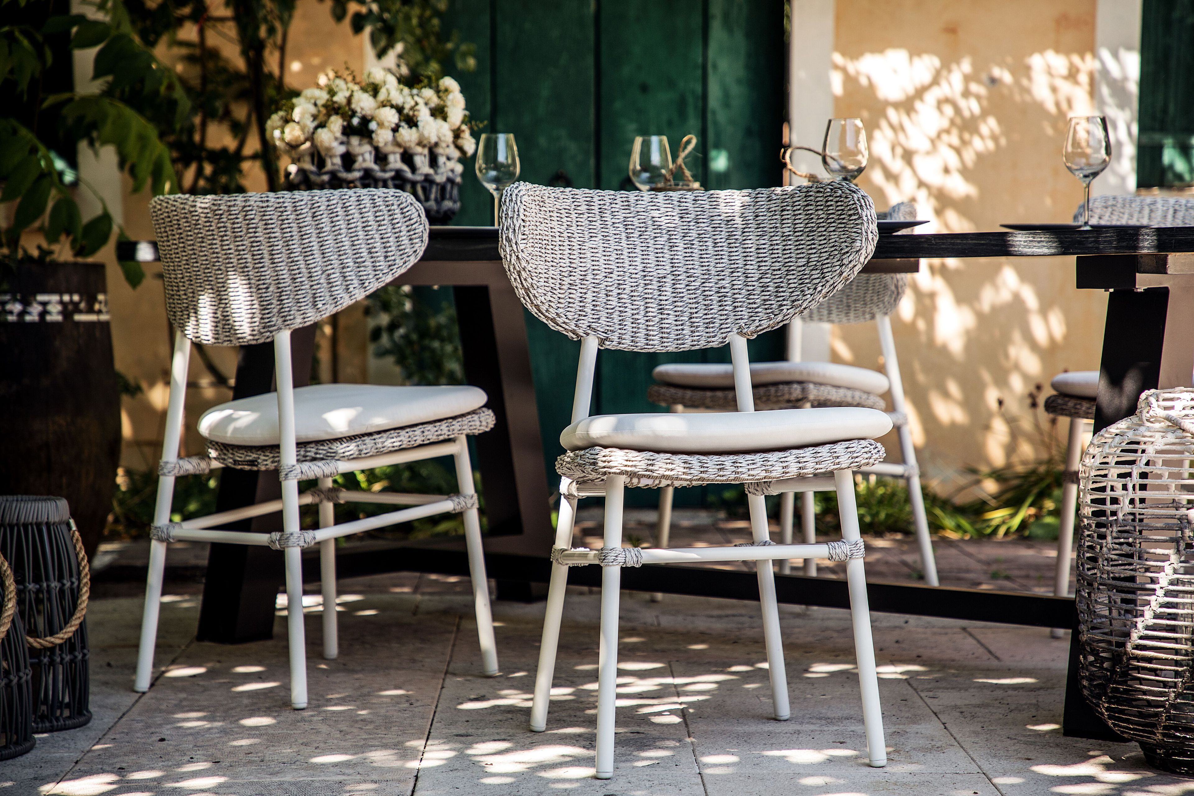 Синтетический веревочный садовый стул cbdesign Tide ARCH-00027368 - Вид №6