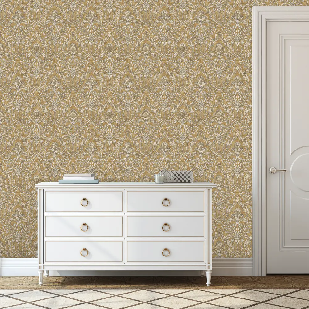 Обои флизелиновые 1,06х10 м цвет коричневый ED1117-05 81961360 STLM-2202569 EURO DECOR Жозефина - Вид №3