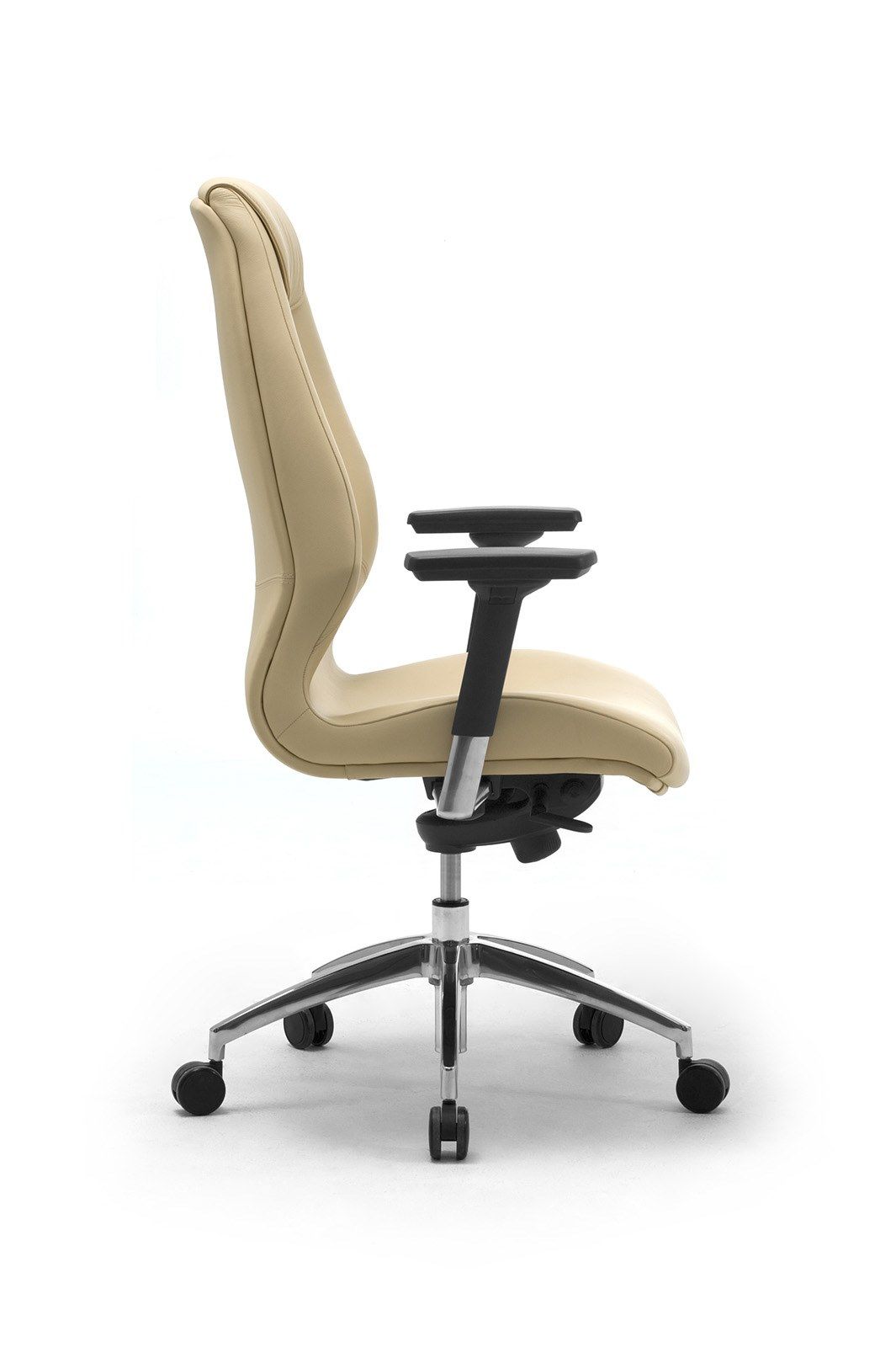 Кожаное вращающееся офисное кресло с подголовником Leyform Wave ARCH-00006785 - Вид №13