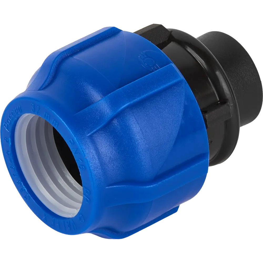 Муфта комбинированная ПНД Valfex 1/2"x32 мм ВР 121001232012 89106766 STLM-2042056 
