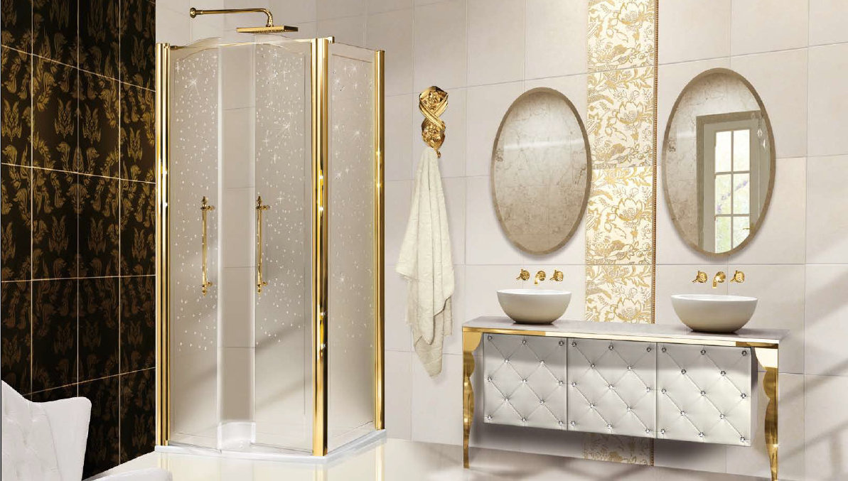 Art. 8A4 GOLD Serie IBIS Душевая кабина Box Docce 2B Box Docce 2.B Ibis Gold 38698 - Вид №1