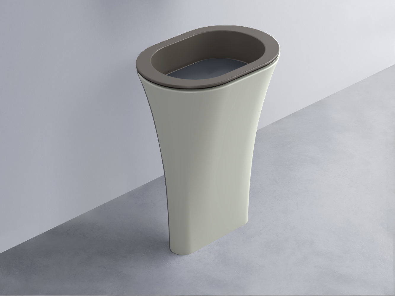 AMLA65-FN+AMPILO-BA+AMCOLO-PM Раковина Amedeo Ovale отдельностоящая cielo Enjoy + Amedeo Ceramica Cielo