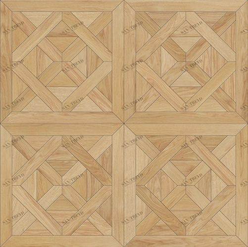 Модульный паркет Da Vinci Мартин Дуб Натур (Гладкая) 650х650 мм 2600600112