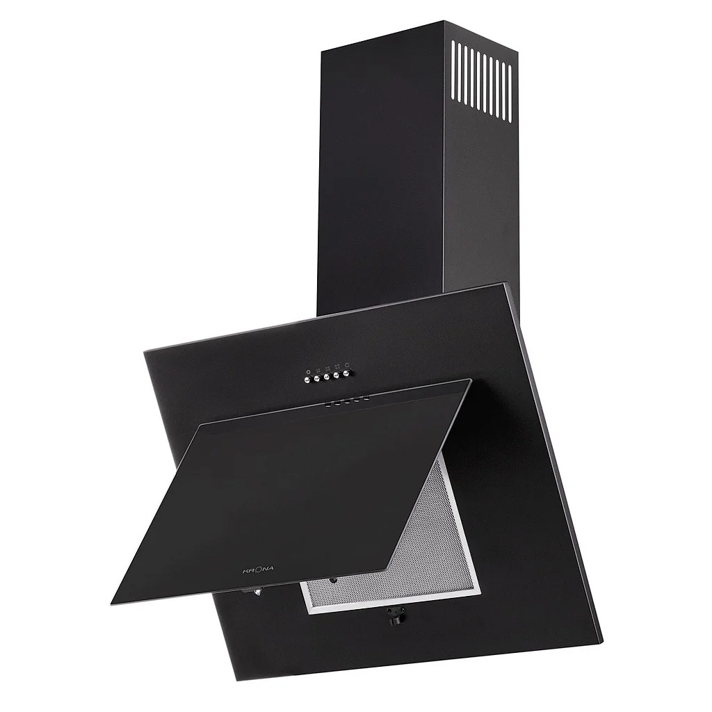 8164321 Вытяжка наклонная KRONA FIONA 600 PB черный/черный STDN-0105456 - Вид №2