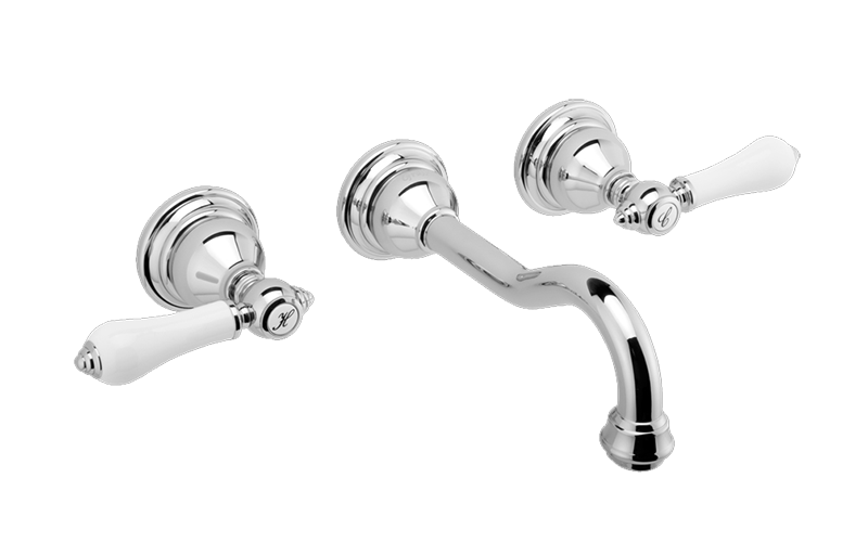 E-2530-LC1-T Смеситель для умывальника настенный из 19cм носикем - внешние элементы GRAFF Adley