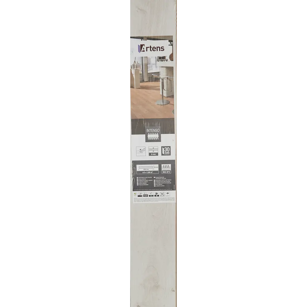 Ламинат Artens Нисбет 33 класс толщина 8 мм с фаской 1.99 м² 89179010 STLM-2175310  - Вид №9