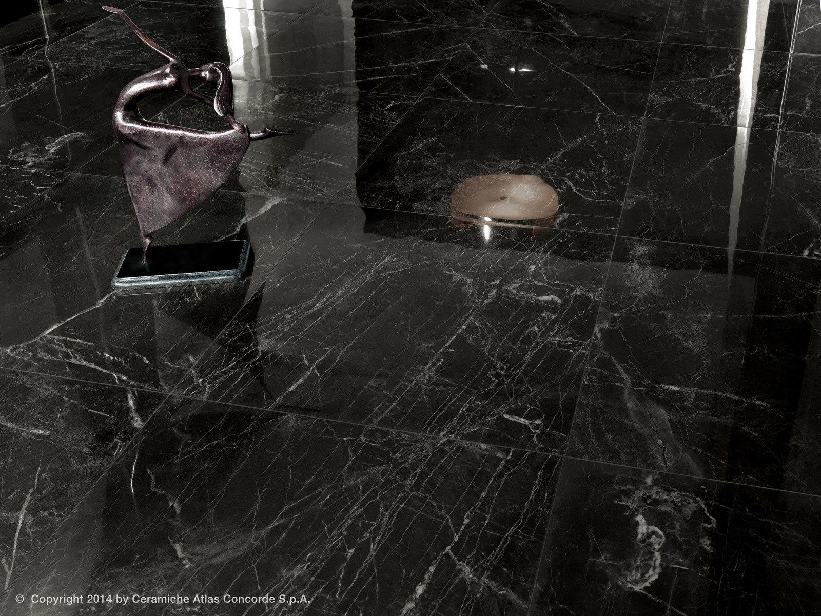 Пол из керамогранита с мраморным эффектом Atlas Concorde Marvel Pro ARCH-00098884 - Вид №2