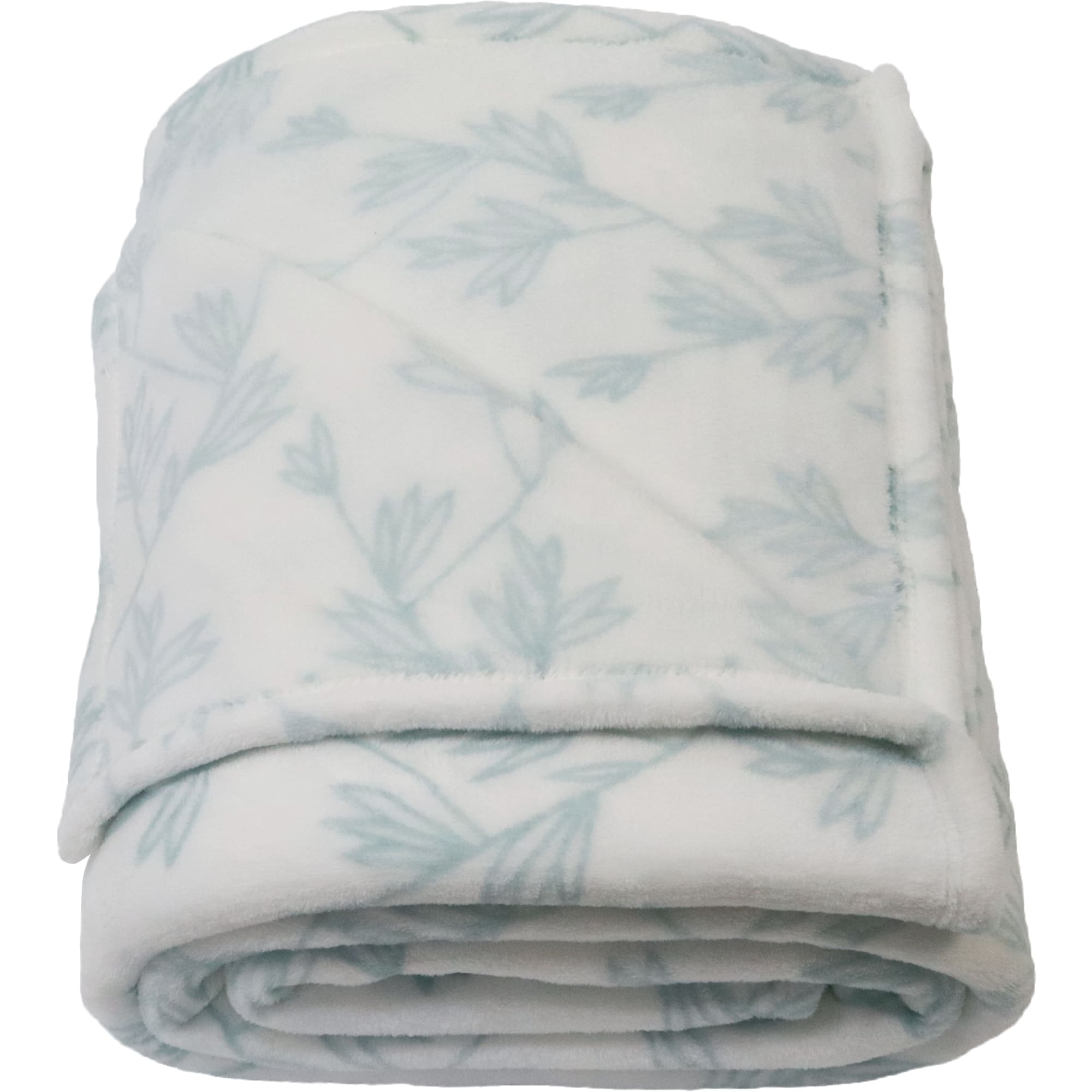 84378926 Плед «» 180x200 см фланель цвет бирюзовый Fern Santreyd - Вид №2