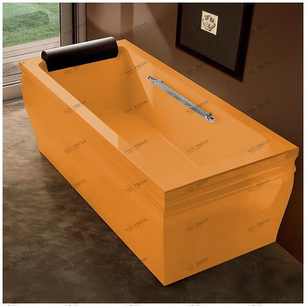 Ванна с рамой оранжевая Gruppo Treesse Blanque 1880 V1681-SX-O VTLV1681SXO