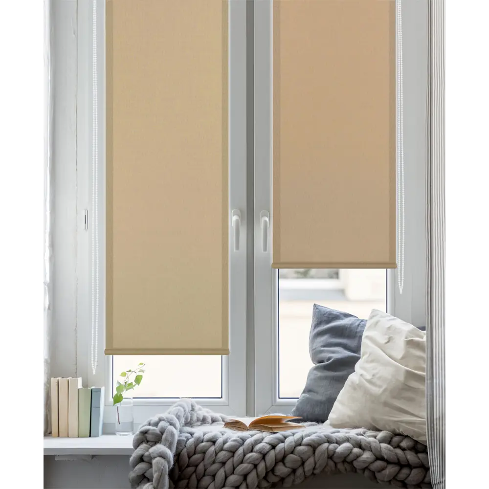 Штора рулонная Stars 60x160 см светло-коричневая 86283566 STLM-2206052 GARDEN - Вид №4