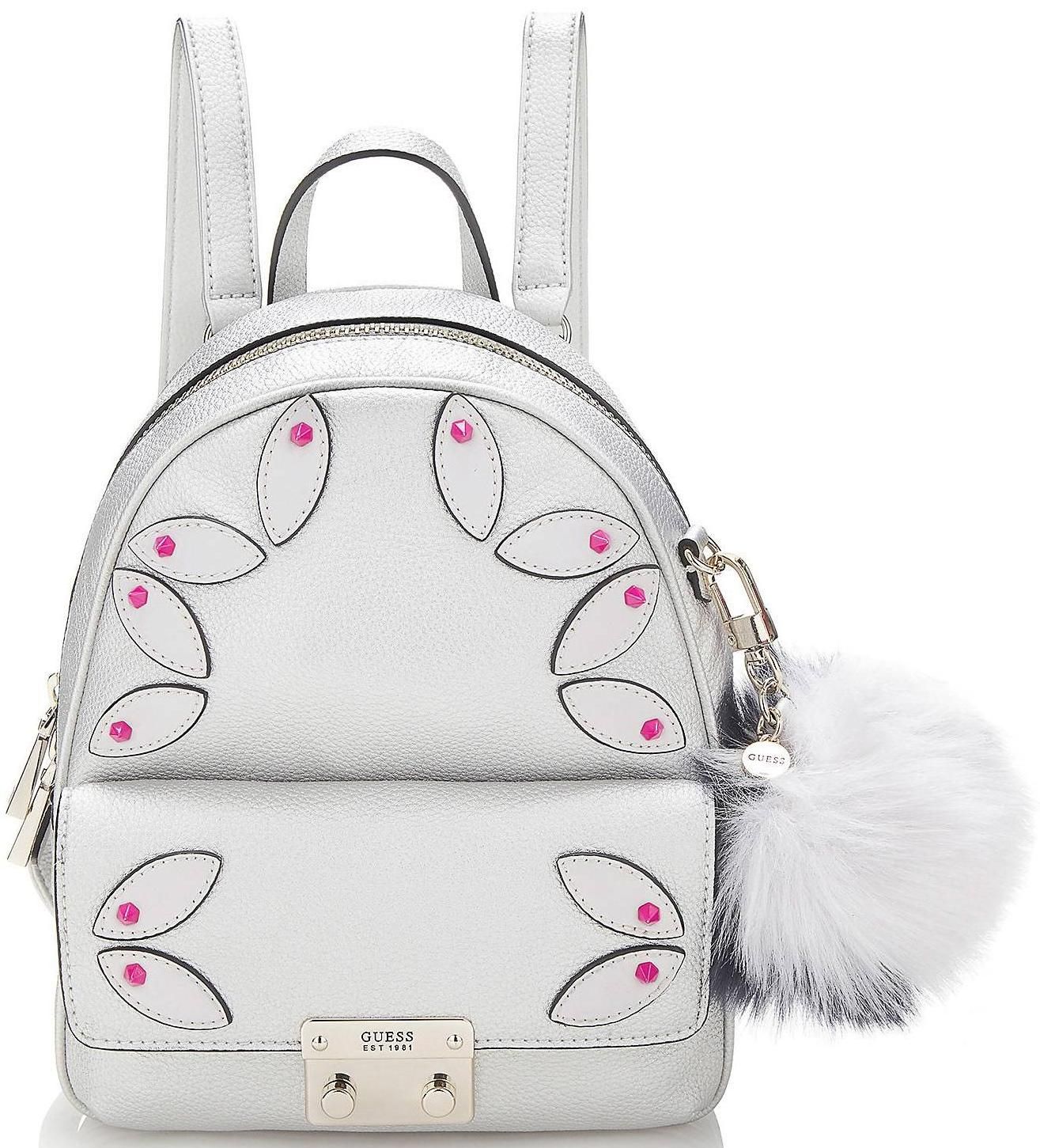 HWMG6967310SIL Рюкзак Backpack With Appliqués Guess Varsity Pop 