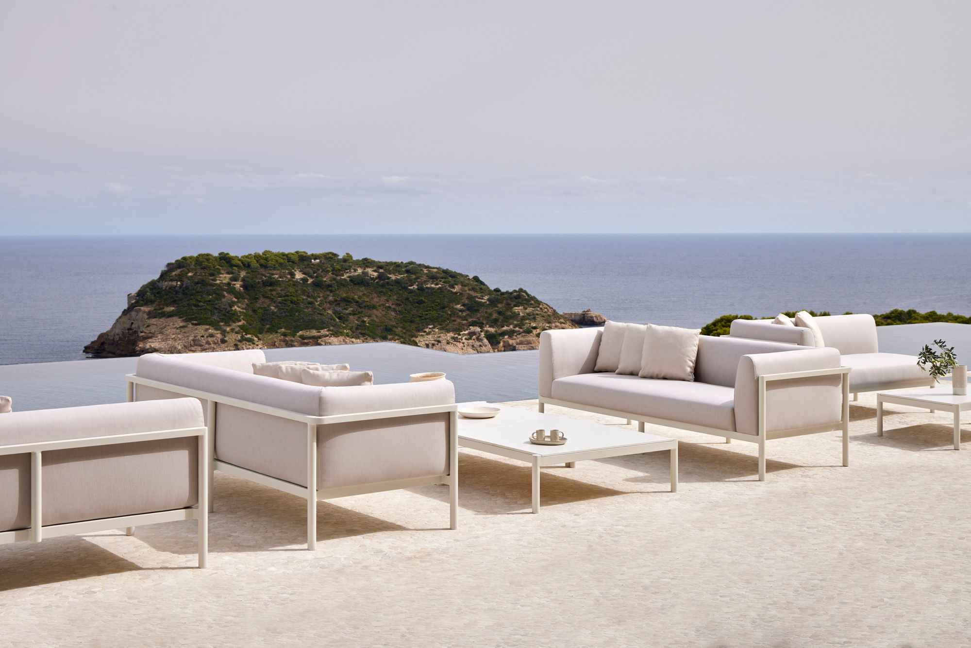 3-местный тканевый садовый диван POINT Origin ARCH-00150488 - Вид №3