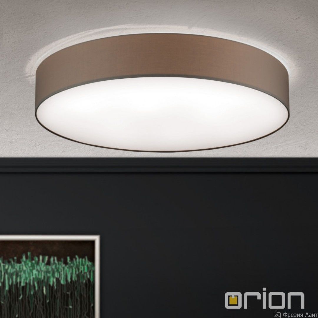 Orion DL 7-640/60 потолочный светильник с коричневым абажуром Shade 117807