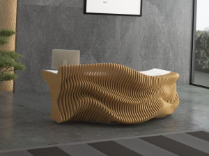 Стойка регистрации из фанеры