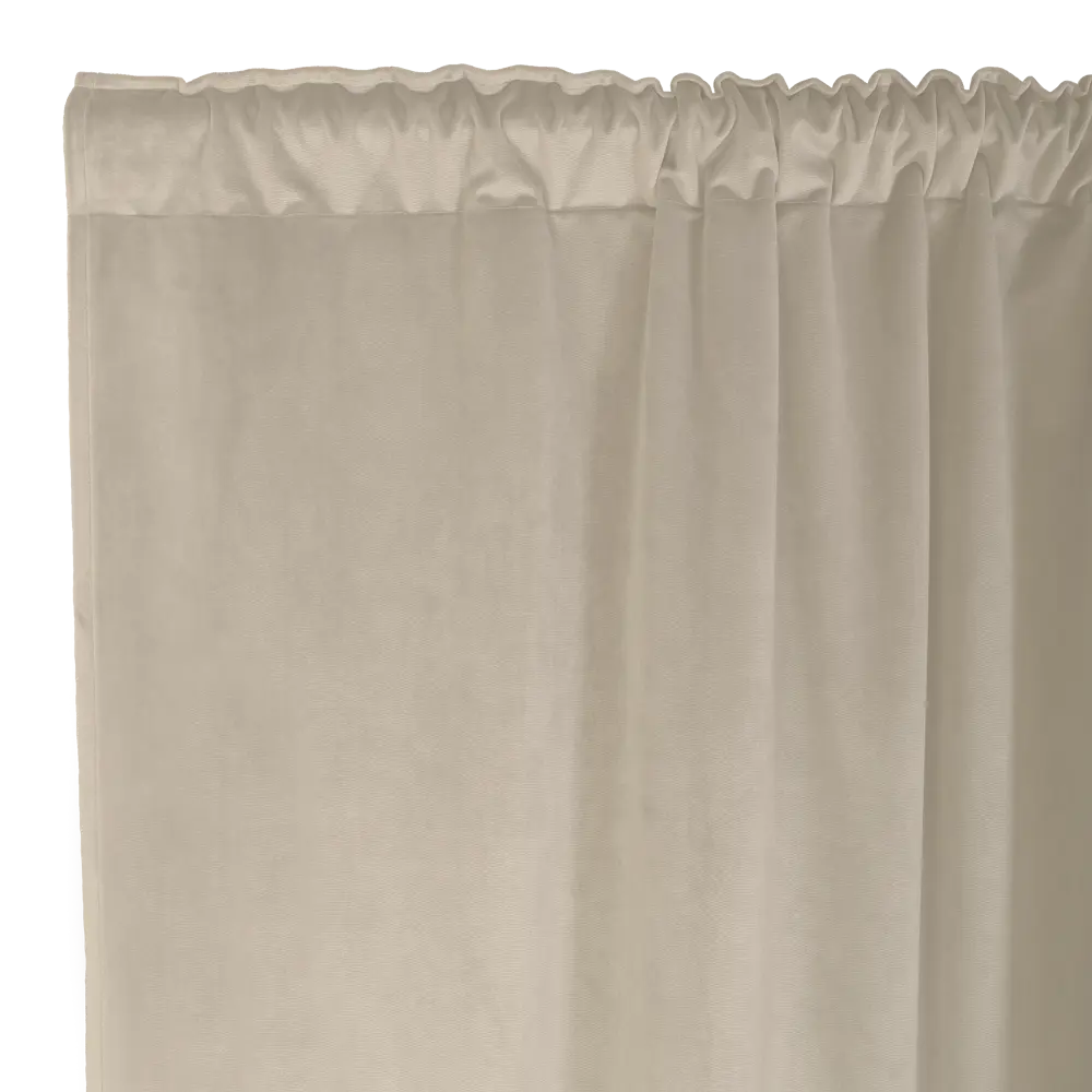 Штора на ленте Inspire Lirio 140x280 см цвет бежевый STLM-2164032 - Вид №3