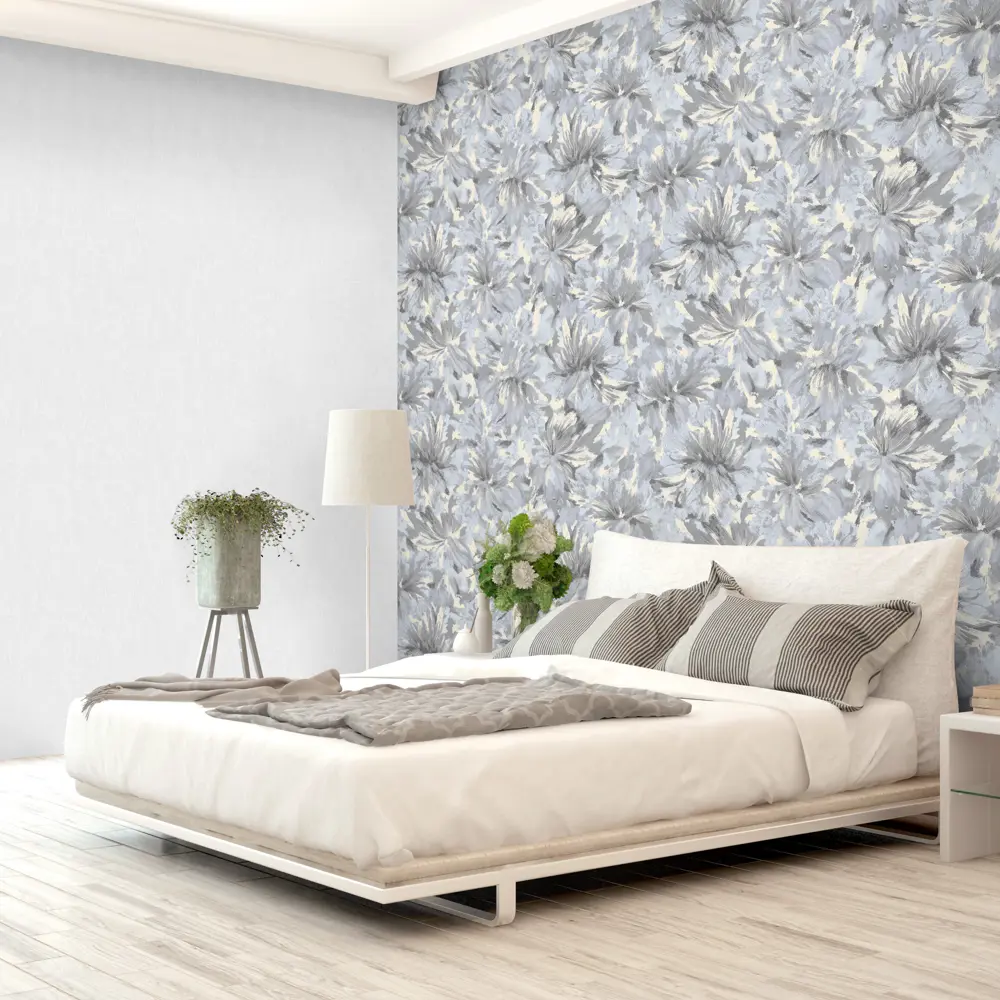 Обои флизелиновые Grandecolife Vera серые 1.06 м GDR152003 89365766 STLM-2060145 - Вид №5