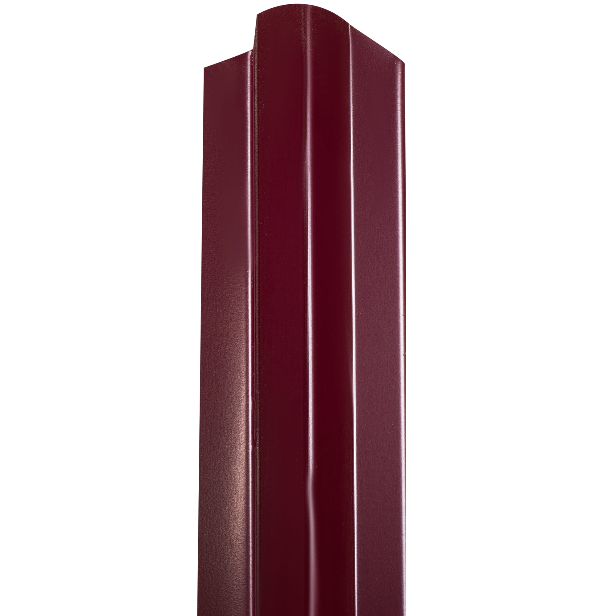 81990063 Штакетник СТ-М 100мм 1.8 м двухсторонний вишневый Стандарт Santreyd - Вид №2