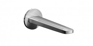 M045  Излив из стены для ваннывылет 19 см впуск 1/2'' Fantini Rubinetti LAMÉ