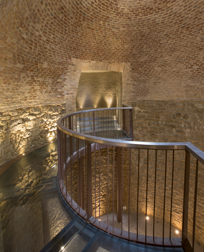 8400015 Встраиваемый в пешеходный пол Platek NANO FULL INOX TONDO  NANO FULL INOX - 1 LED 3000K diffuse  - Вид №15