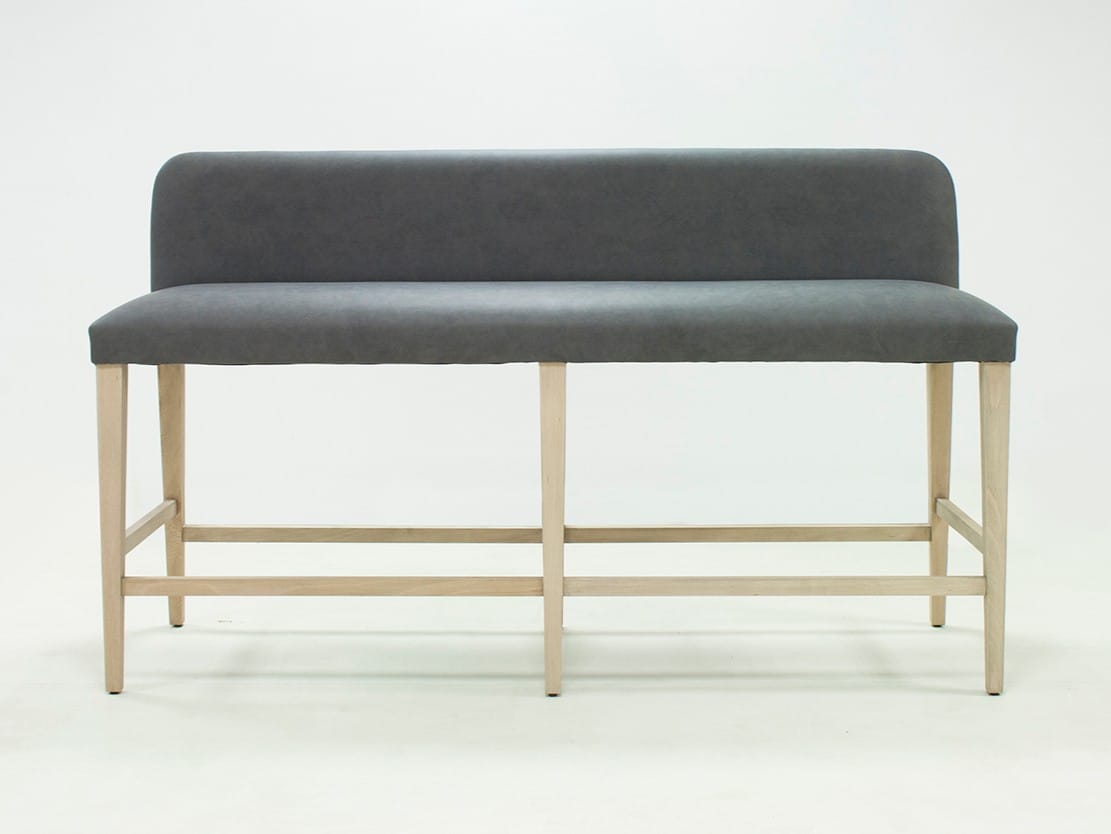 Высокая кожаная скамья со спинкой CREARTE COLLECTIONS Mauro ARCH-00048031