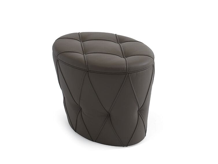 Овальный пуф из кожи Cattelan italia PINKO ARCH-00020615