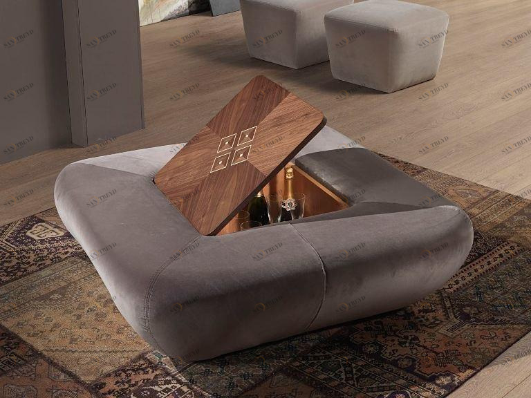 Carpanelli Пуф для хранения из кожи Carpanelli contemporary 2013 Po42