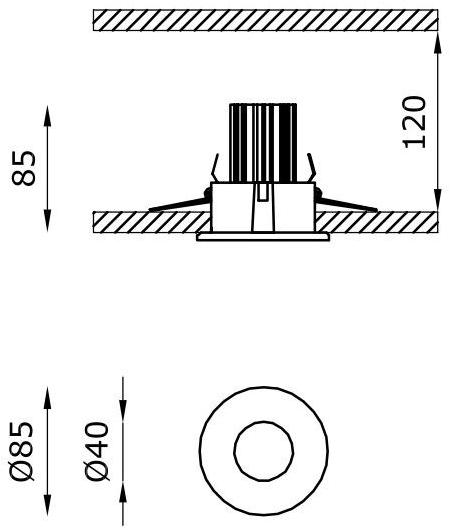 Buzzi & Buzzi Точечный светильник из алюминия Iron sun-id-1501298 - Вид №3
