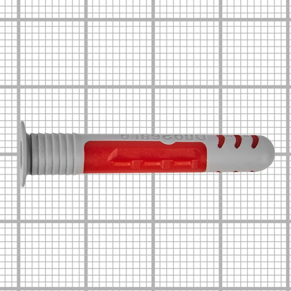 Дюбель-шуруп для всех типов стен Fischer DuoSeal 6x38 мм нейлон/сталь цвет серый/красный 4 шт. 85257156 STLM-2134084  - Вид №3