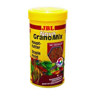 ПР0030336 Корм для рыб NovoGranoMix Refill Основной в форме смеси гранул для общих аквариумов,250мл(110г) JBL