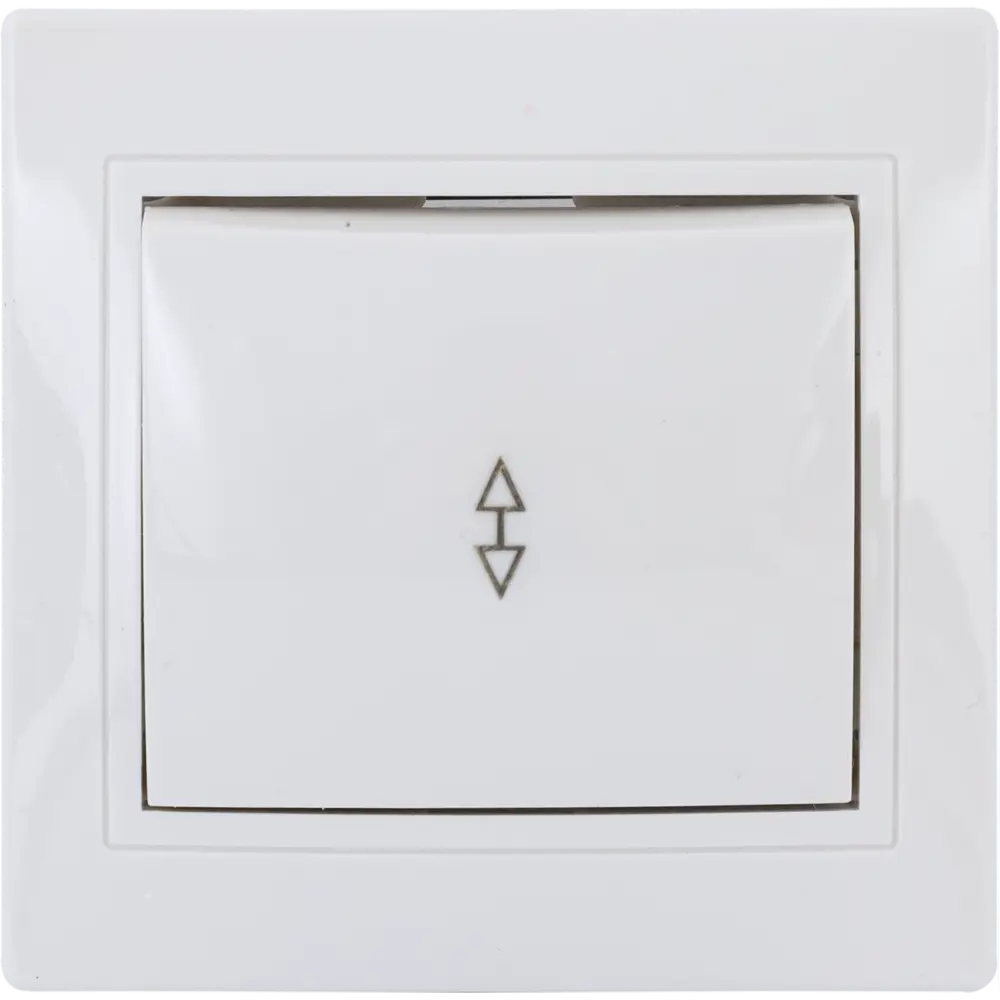 TDM ELECTRIC Выключатель проходной Таймыр белый одноклавишный 85591338 STLM-0064423 - Вид №1