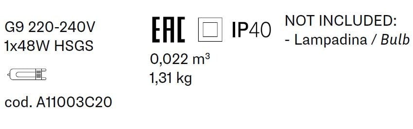 Стеклянная настольная лампа Fabbian Lumi Mochi ARCH-00031303 - Вид №4