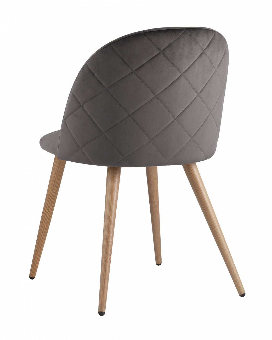 Стул с мягкой обивкой серый с ромбами "Лион" STOOL GROUP ДИЗАЙНЕРСКИЕ 00-3881979 Серый  - Вид №3