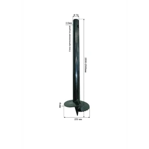 ТАВРОС Винтовая свая для надежного фундамента 76x2500 мм 82200298