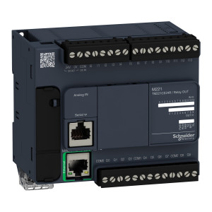 TM221CE24R КОМПАКТНЫЙ БАЗОВЫЙ БЛОК M221-24IO РЕЛЕ ETHERNET Schneider Electric OEM ПЛК Modicon