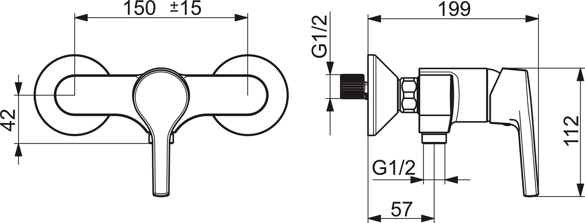 Oras 3963HY Смеситель для душа 3963HY Saga Style Хром  - Вид №1