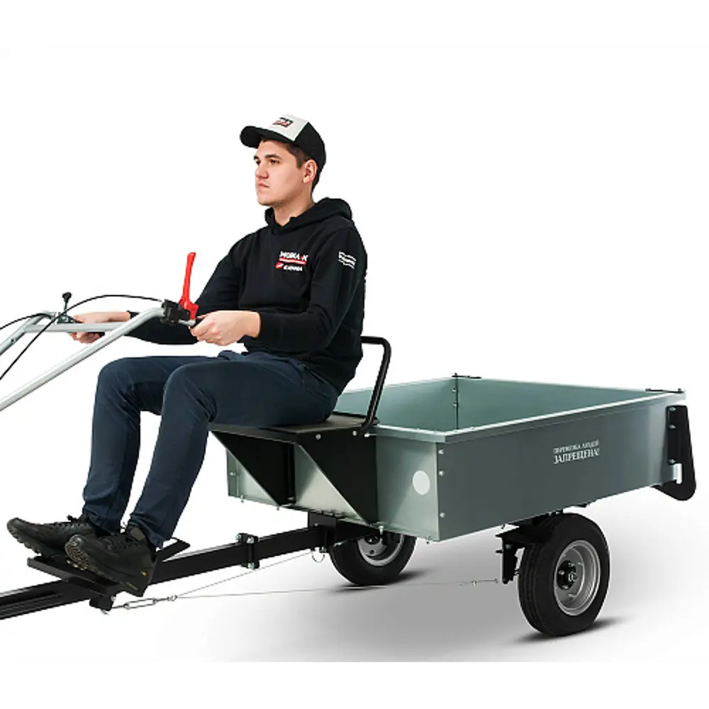 Прицеп для мотоблока Мобил К ТПМ-500-1 ПРО оцинкованный в упаковке STLM-2086832 - Вид №11