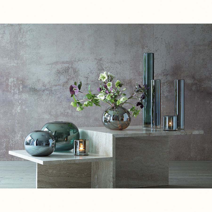 G1664-30-140 Ваза signature, epoque, 30 см, сапфир LSA International  - Вид №2