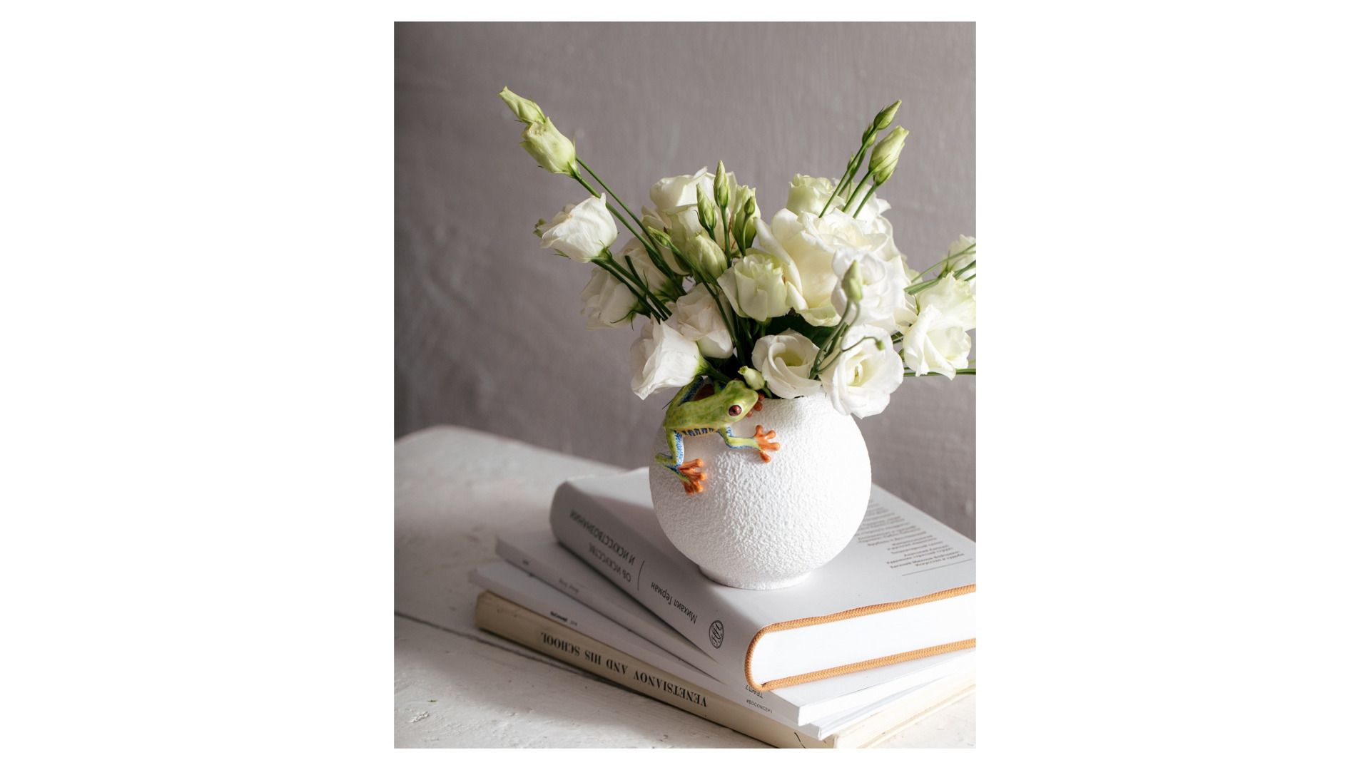 10674541 RUPOR manufactory Ваза Rupor Лягушка 14см, зеленый, фарфор Фарфор  - Вид №3