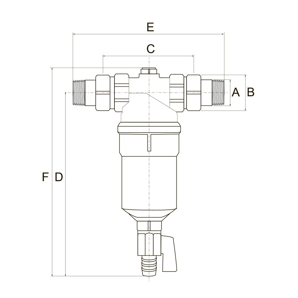 810541 Фильтры прямой промывки Tece  - Вид №1
