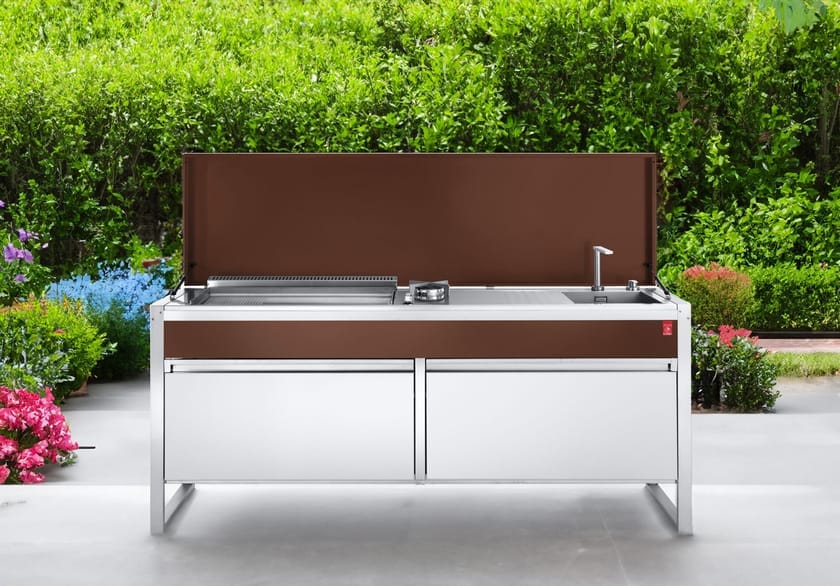 Газовая плита из нержавеющей стали PLA.NET Outdoor Cooking Kitchen ARCH-00119280 - Вид №20