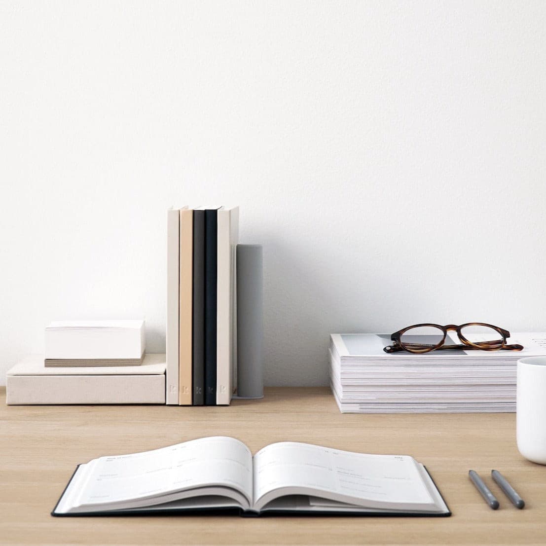 K908BLA Блокнот A5 из карстовой каменной бумаги - пустой Wingback  - Вид №3