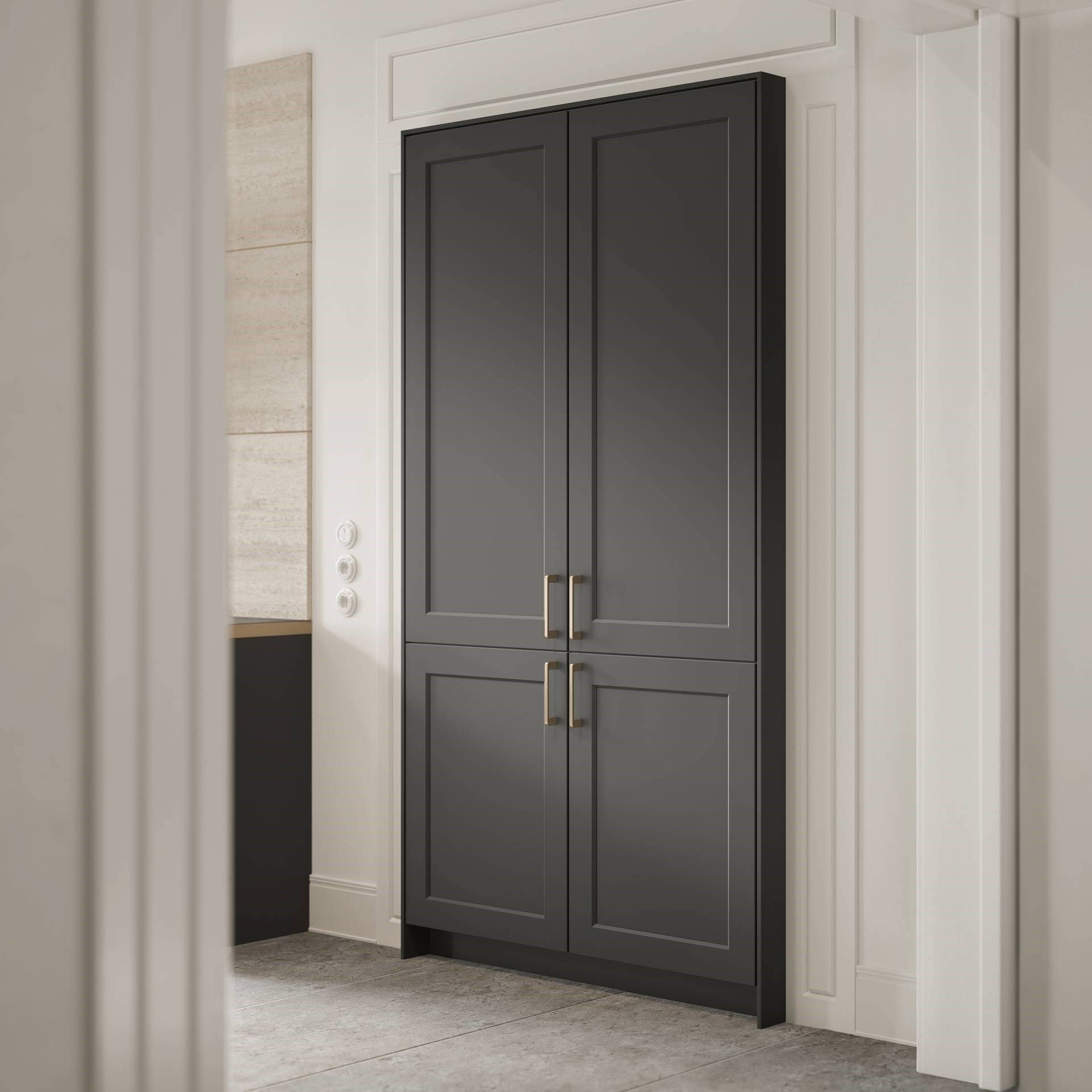 Стальная и деревянная кухня с полуостровом SieMatic SieMatic CLASSIC - SE 2002 RF ARCH-00072704 - Вид №2