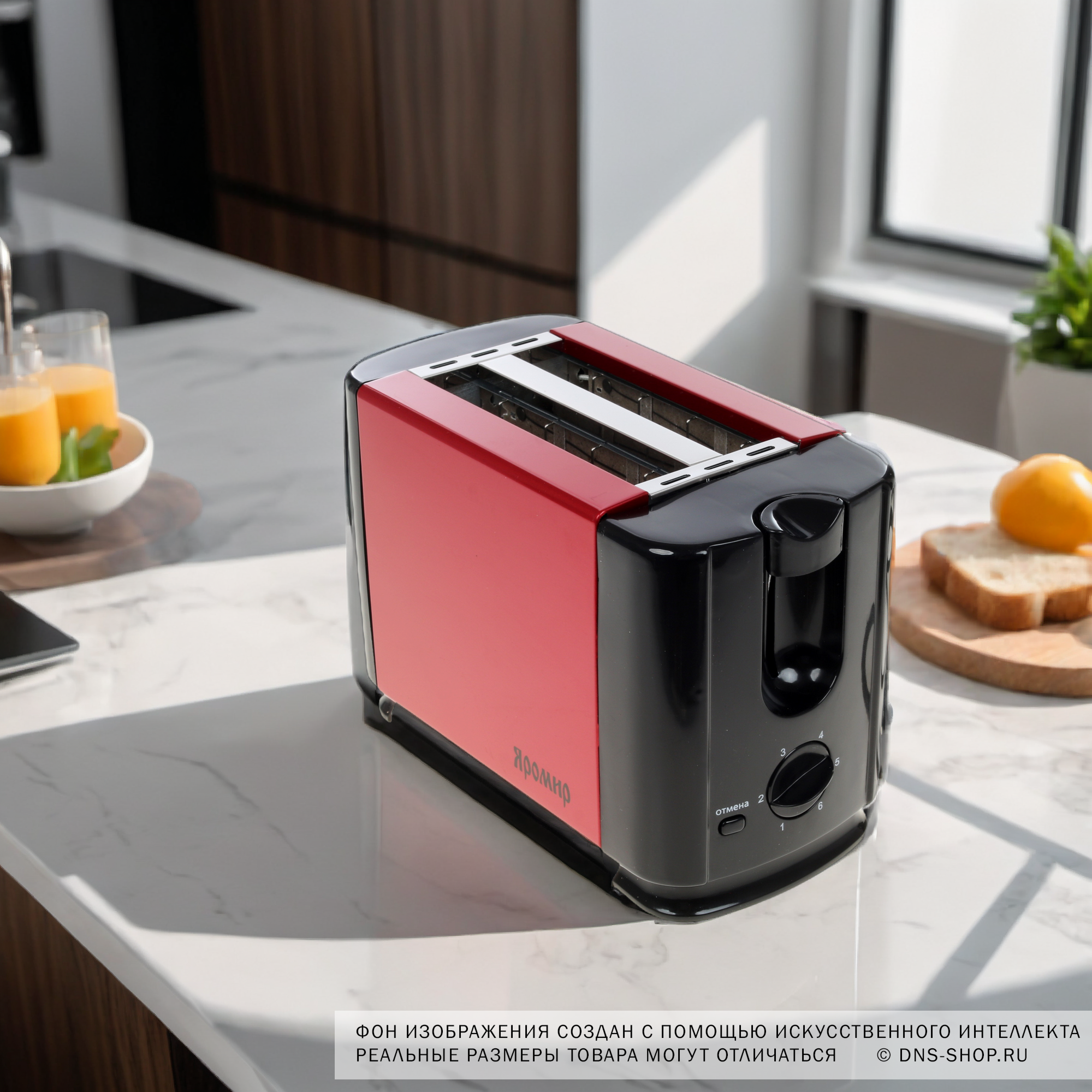 8100036 Тостер ЯРОМИР ЯР-602 черный STDN-0133280 - Вид №8