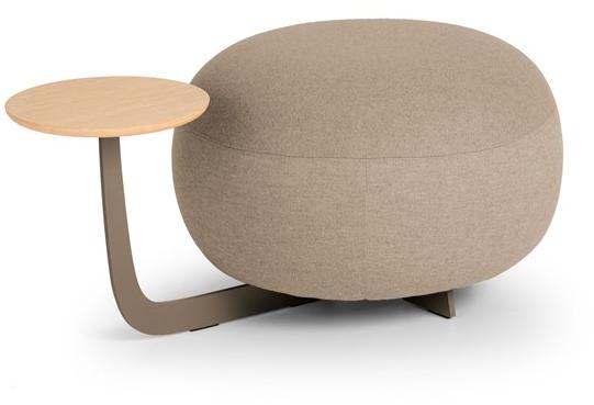 True Design Круглый мягкий пуф с полкой для журналов Code Cd80ro +cd60ro - Вид №1