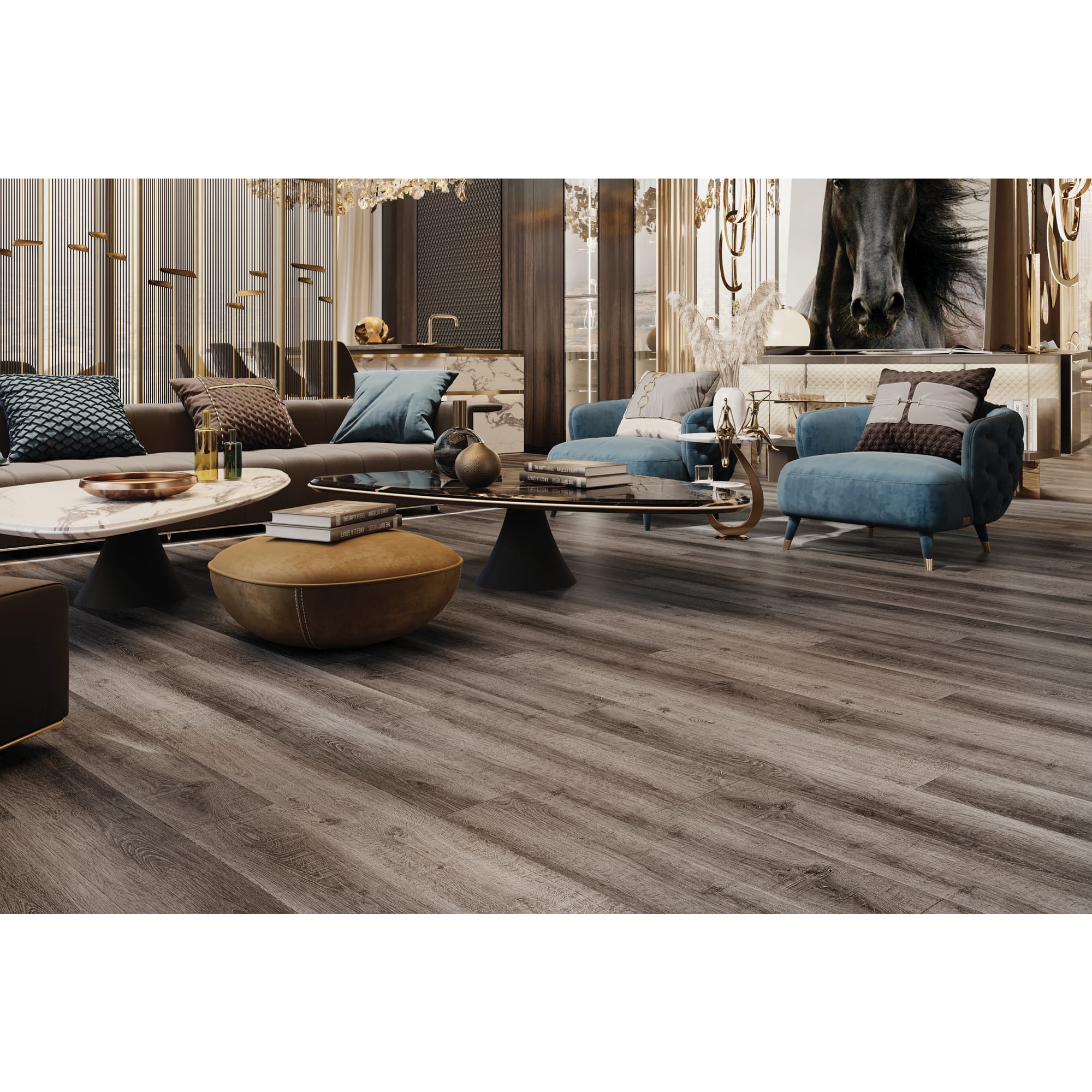 85246020 SPC плитка «Дуб Берлин» 42 класс толщина 3.5 мм 2.16 м² Santreyd 