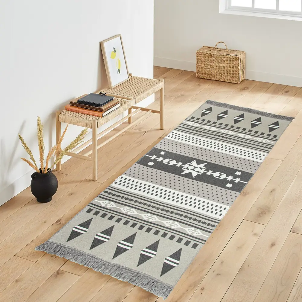 Коврик Ctim Килим 100x200 см акрил цвет серый 5014 A STLM-2042865