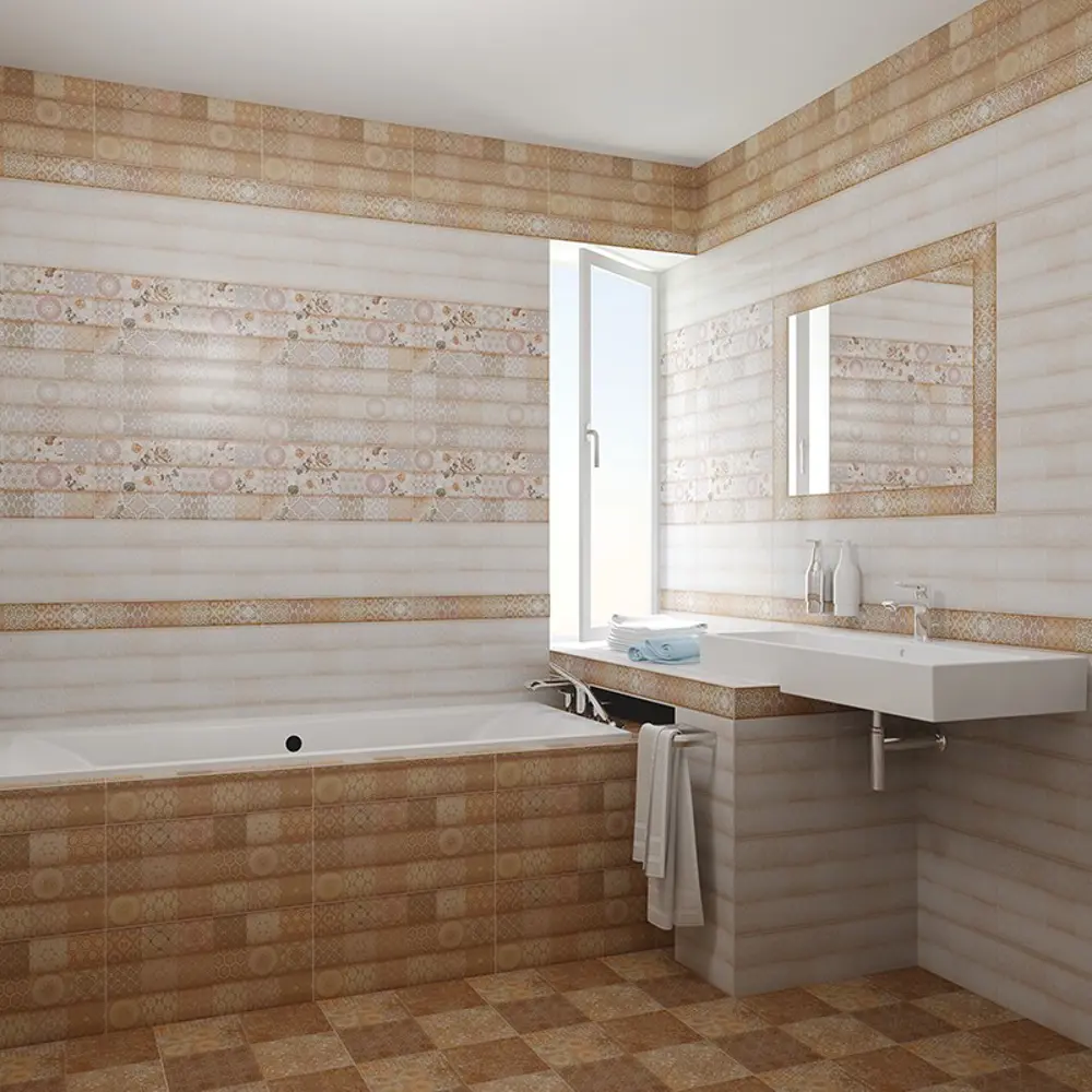 Плитка настенная Фрейя темная, 50х24,9 см, 1,245 м2 16295536 STLM-2013708 Santreyd  - Вид №2