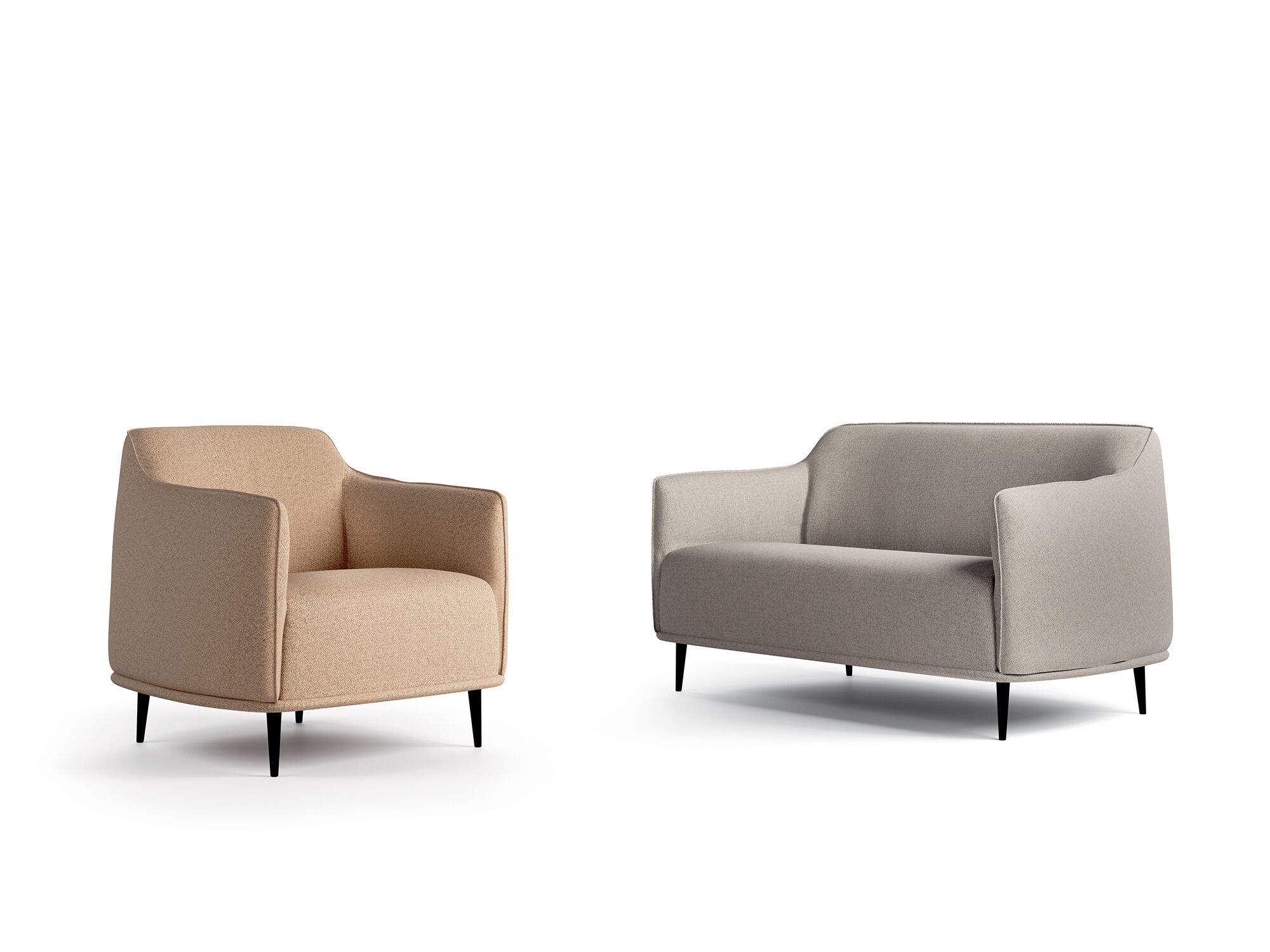 Тканевое кресло с подлокотниками Kico Living Complements ARCH-00131519