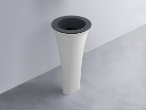 AMLA45-BA+AMPILT-N+AMCOLT-BL Раковина Amedeo Tondo отдельностоящая cielo Enjoy + Amedeo